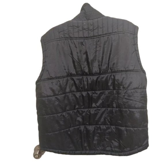 Unionbay Vest Men's Size Large Black Snap Puffer Pockets - Picture 10 of 10
